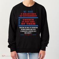 Separation Of Church And State Defend Our Democracy Women's Sweatshirt thumb 0