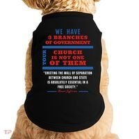 Separation Of Church And State Defend Our Democracy Doggie Tank thumb 0