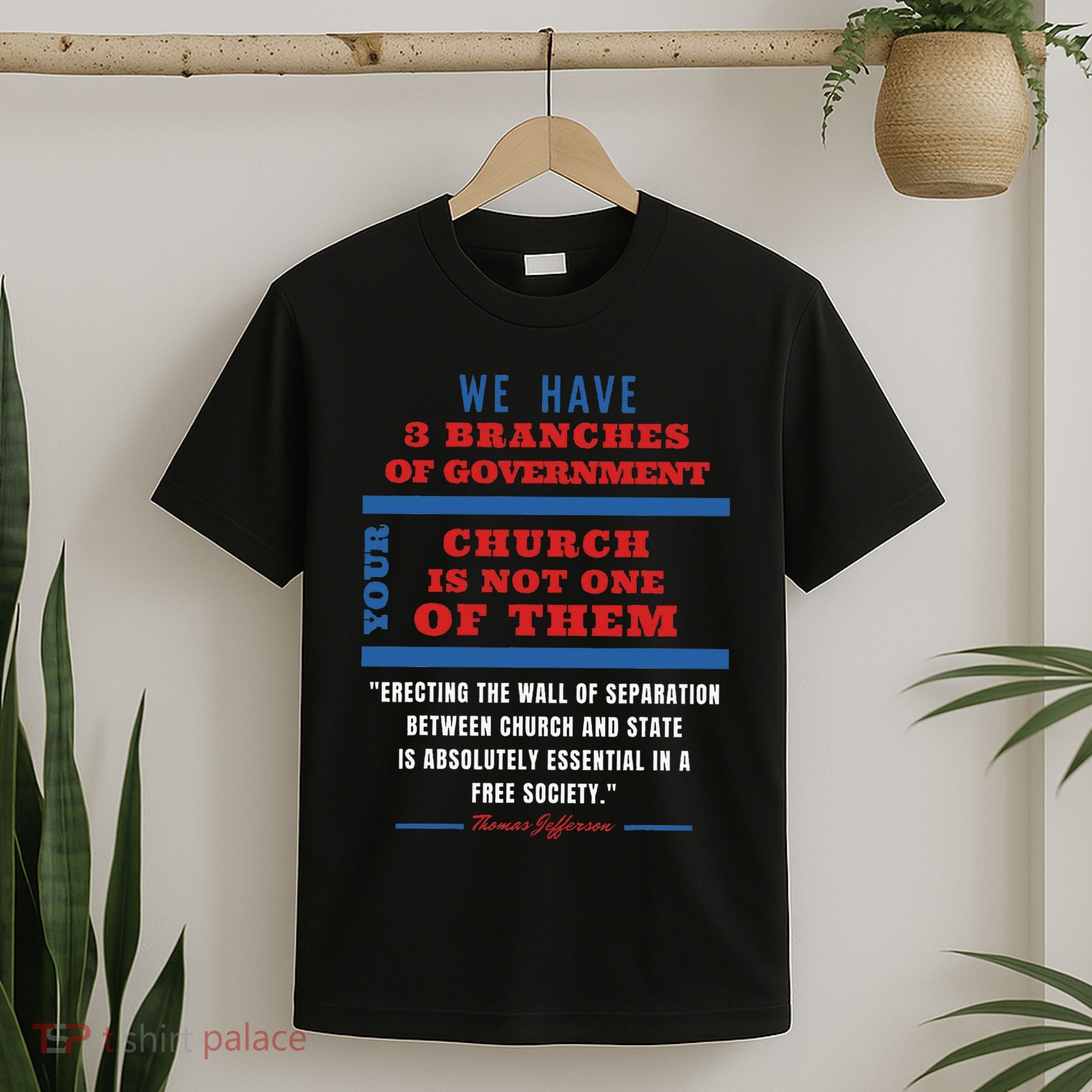 Separation Of Church And State Defend Our Democracy T-Shirt