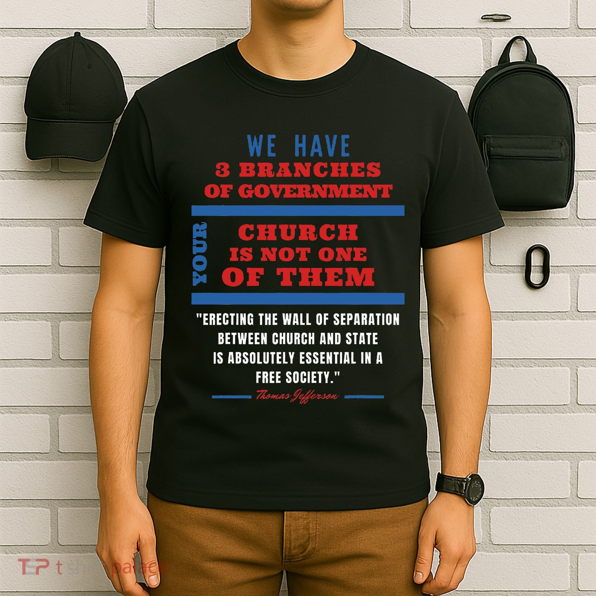 Separation Of Church And State Defend Our Democracy T-Shirt