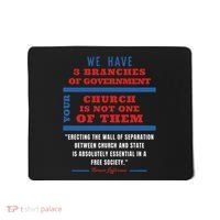 Separation Of Church And State Defend Our Democracy Mousepad thumb 0