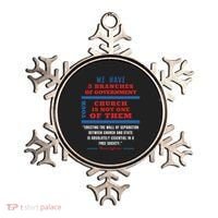Separation Of Church And State Defend Our Democracy Ornament thumb 0