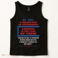 Separation Of Church And State Defend Our Democracy Tank Top thumb 2