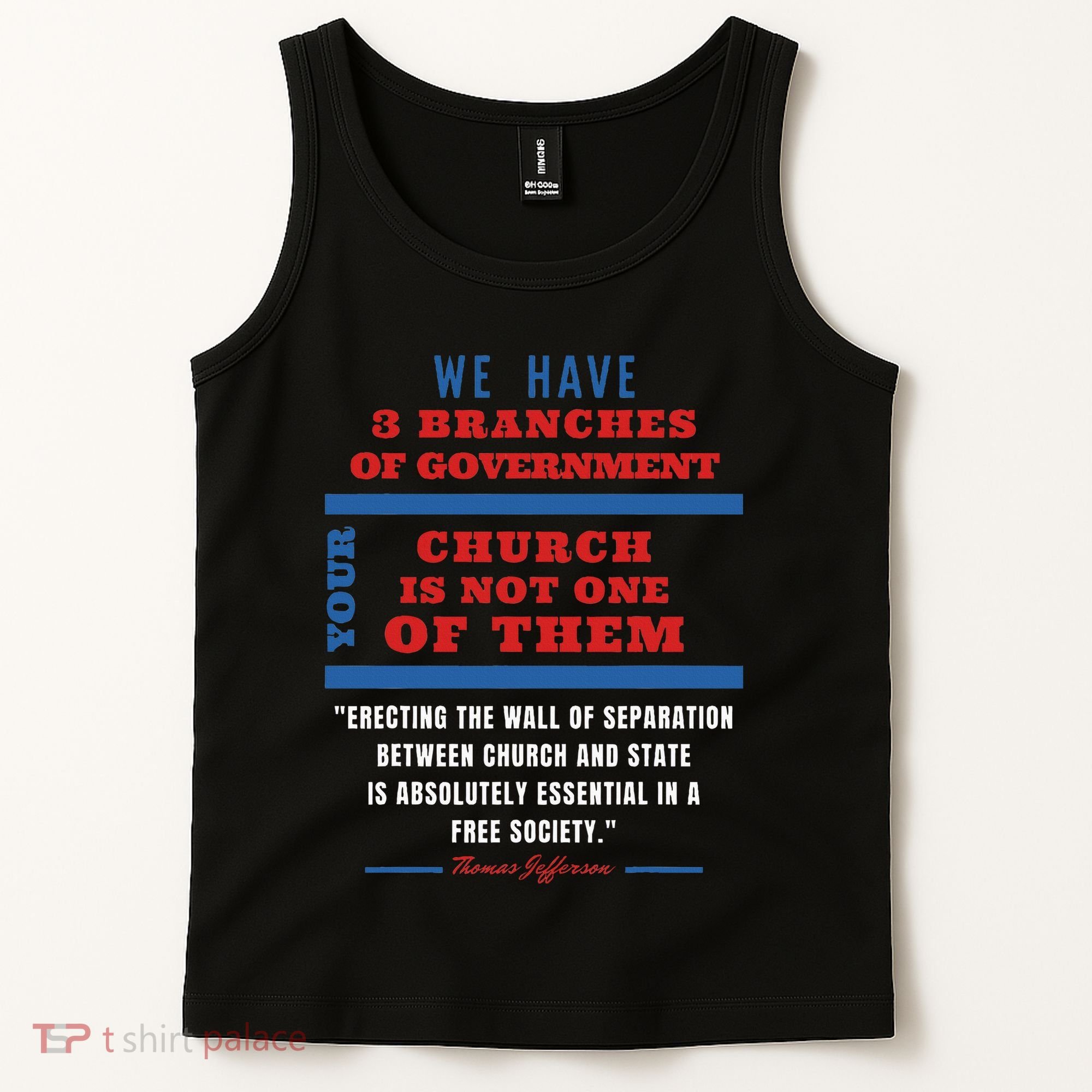 Separation Of Church And State Defend Our Democracy Tank Top