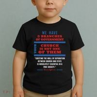 Separation Of Church And State Defend Our Democracy Toddler T-Shirt thumb 2
