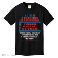 Separation Of Church And State Defend Our Democracy Kids T-Shirt thumb 0