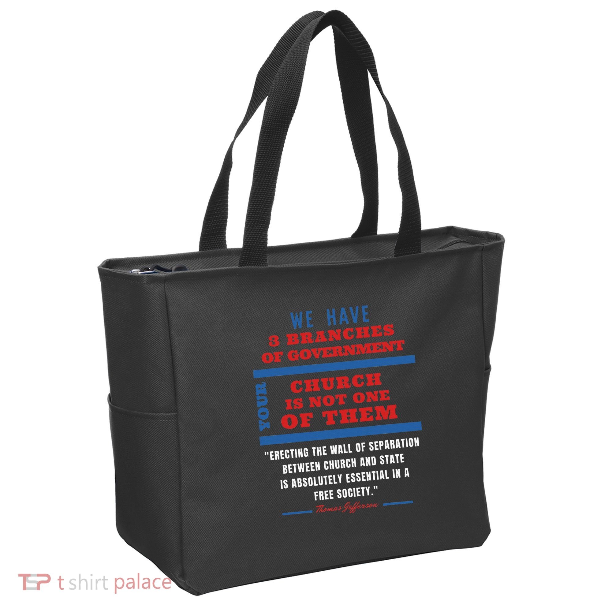 Separation Of Church And State Defend Our Democracy Tote Bag