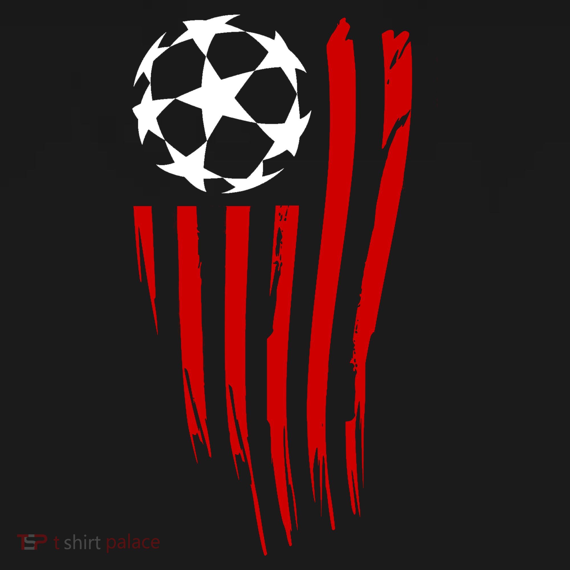 Soccer Ball American Flag Backpack