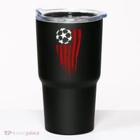 Soccer Ball American Flag Tumbler thumb 0