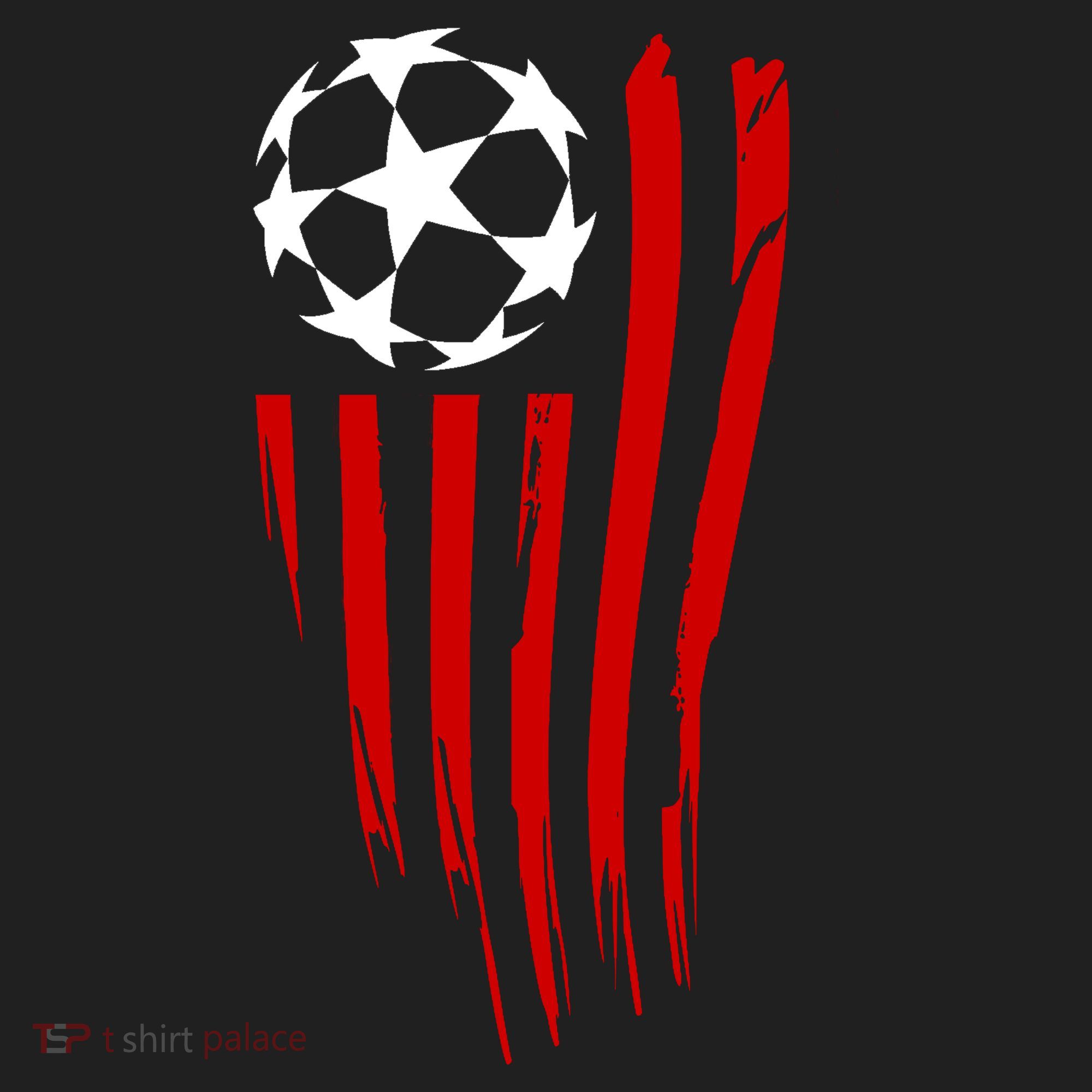 Soccer Ball American Flag Tumbler