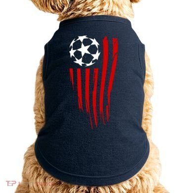 Soccer Ball American Flag Doggie Tank