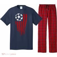 Soccer Ball American Flag Pajama Set thumb 0