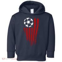 Soccer Ball American Flag Toddler Hoodie thumb 0