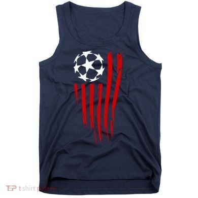 Soccer Ball American Flag Tank Top