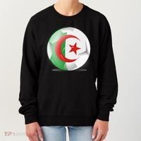 Soccer Ball Country Flag Algeria Women's Sweatshirt thumb 0