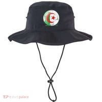 Soccer Ball Country Flag Algeria Bucket Hat thumb 0