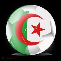 Soccer Ball Country Flag Algeria Coffee Mug thumb 5