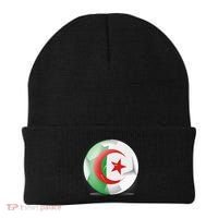 Soccer Ball Country Flag Algeria Beanie thumb 0