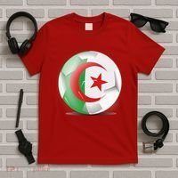 Soccer Ball Country Flag Algeria T-Shirt thumb 5