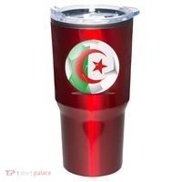 Soccer Ball Country Flag Algeria Tumbler thumb 0