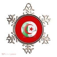 Soccer Ball Country Flag Algeria Ornament thumb 0