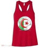 Soccer Ball Country Flag Algeria Women's Tank Top thumb 0