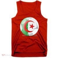 Soccer Ball Country Flag Algeria Tank Top thumb 0