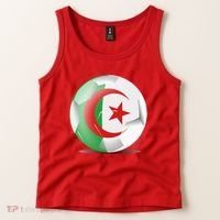 Soccer Ball Country Flag Algeria Tank Top thumb 2