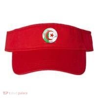 Soccer Ball Country Flag Algeria Visor thumb 0