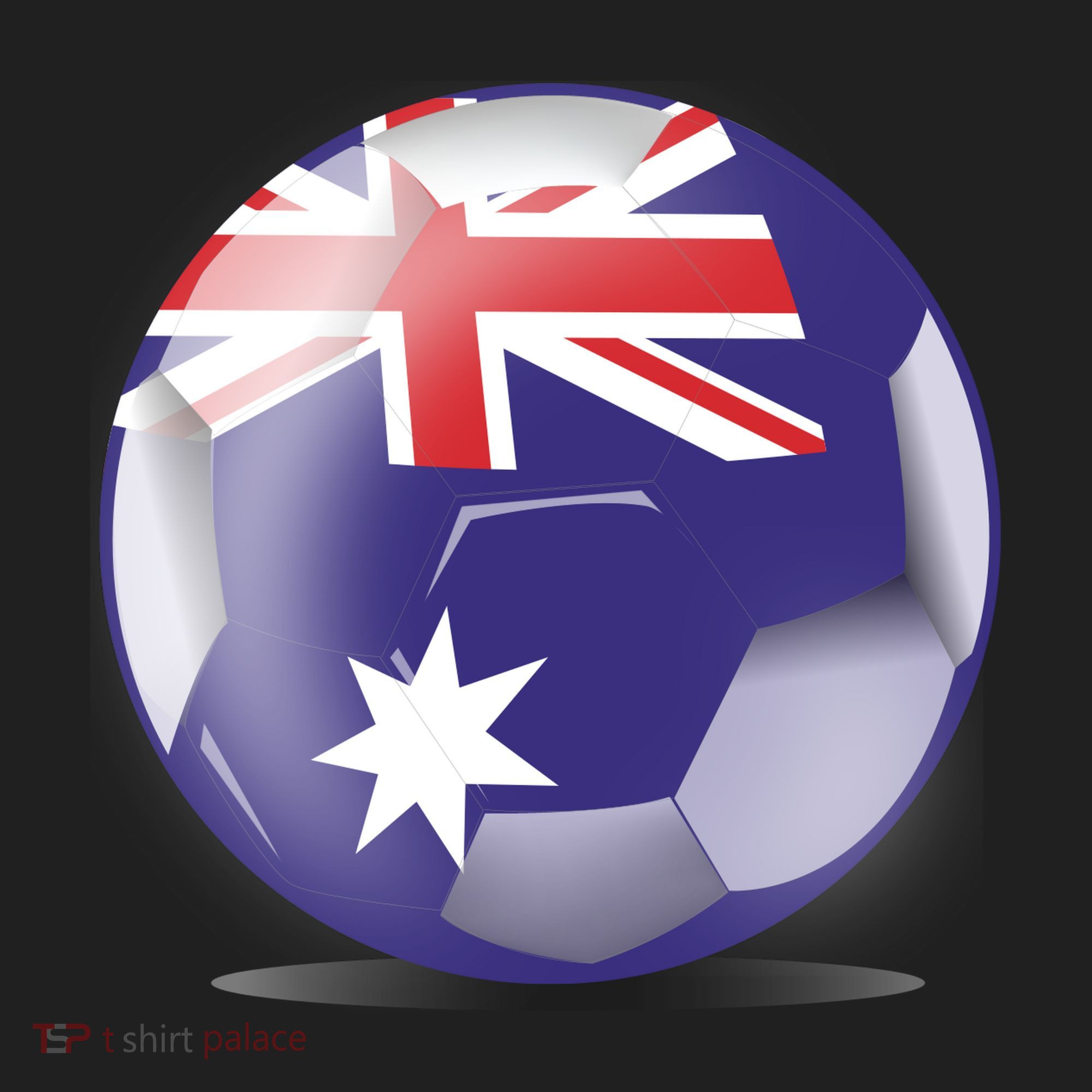 Soccer Ball Country Flag Australia Women's Sweatshirt