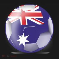 Soccer Ball Country Flag Australia Backpack thumb 2