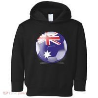 Soccer Ball Country Flag Australia Toddler Hoodie thumb 0
