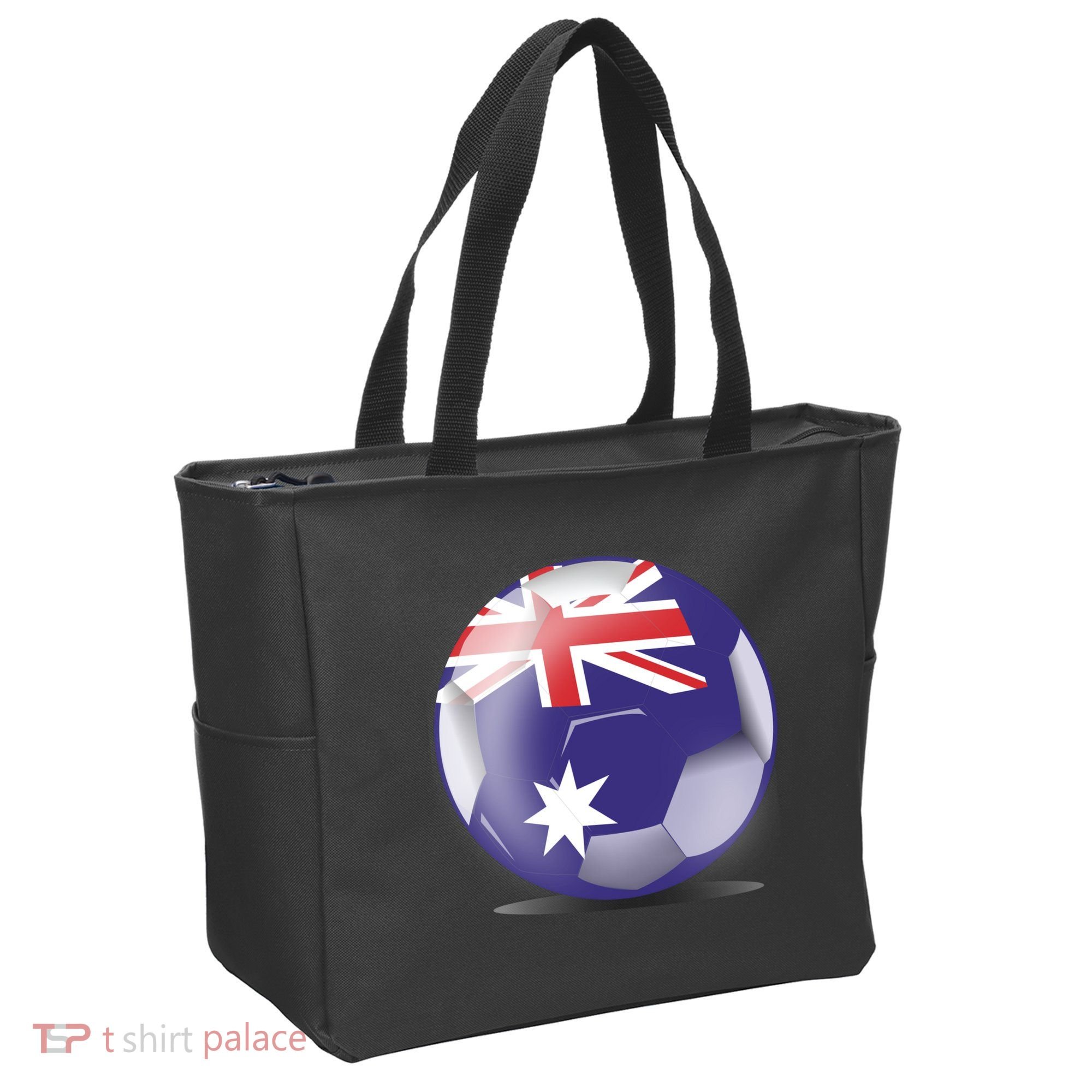 Soccer Ball Country Flag Australia Tote Bag