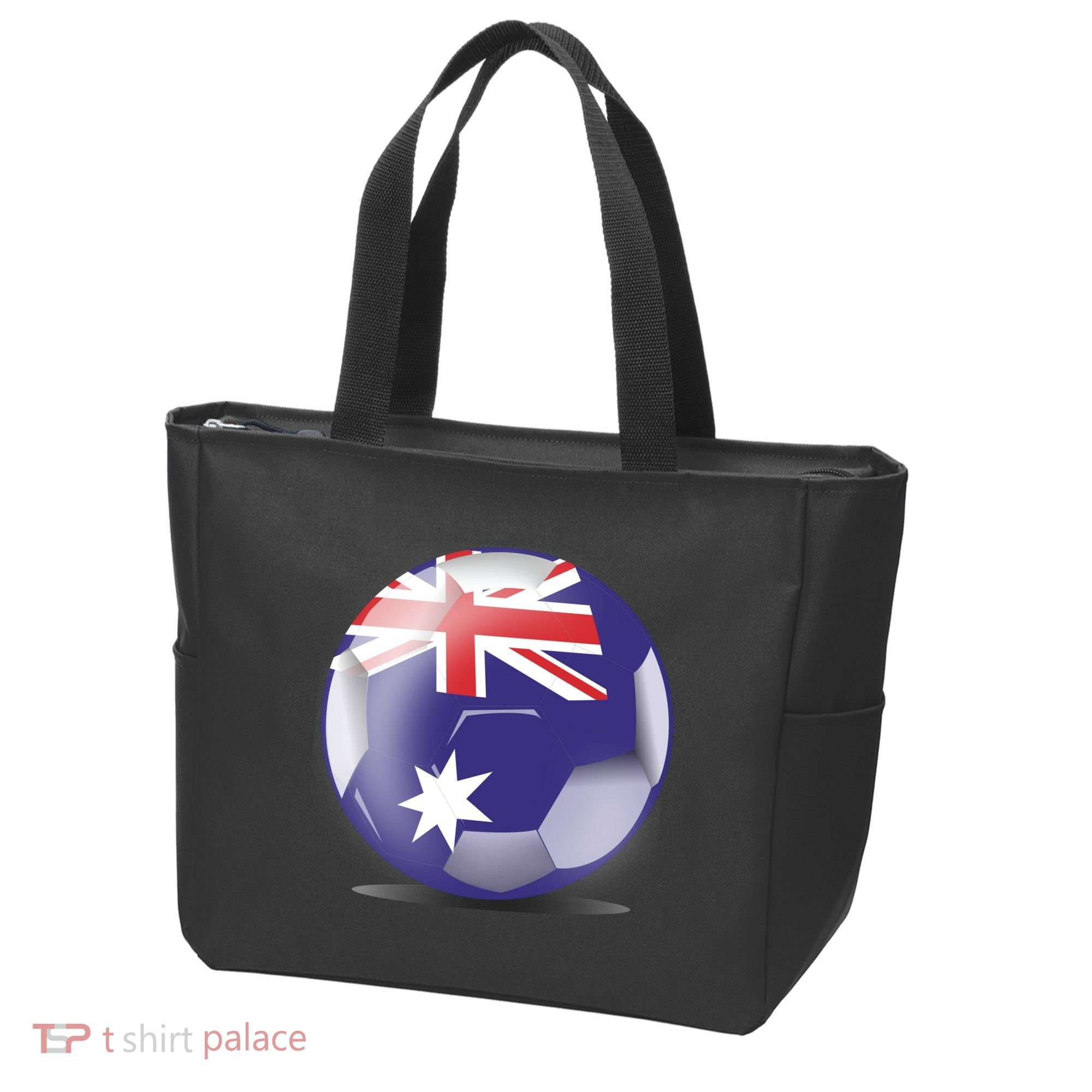 Soccer Ball Country Flag Australia Tote Bag