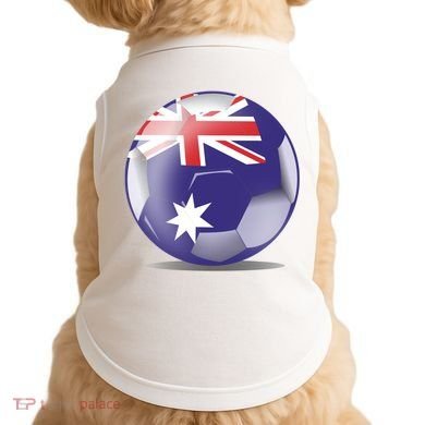 Soccer Ball Country Flag Australia Doggie Tank