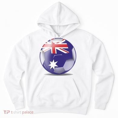 Soccer Ball Country Flag Australia Hoodie