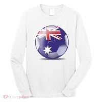 Soccer Ball Country Flag Australia Long Sleeve Shirt thumb 0