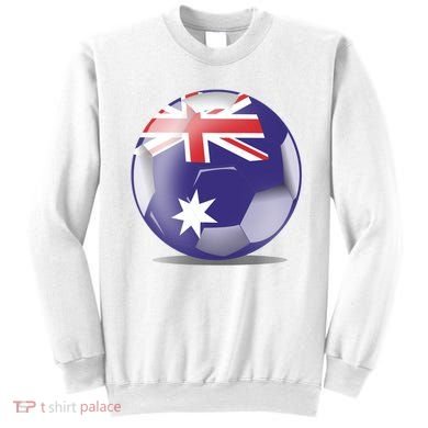 Soccer Ball Country Flag Australia Sweatshirt