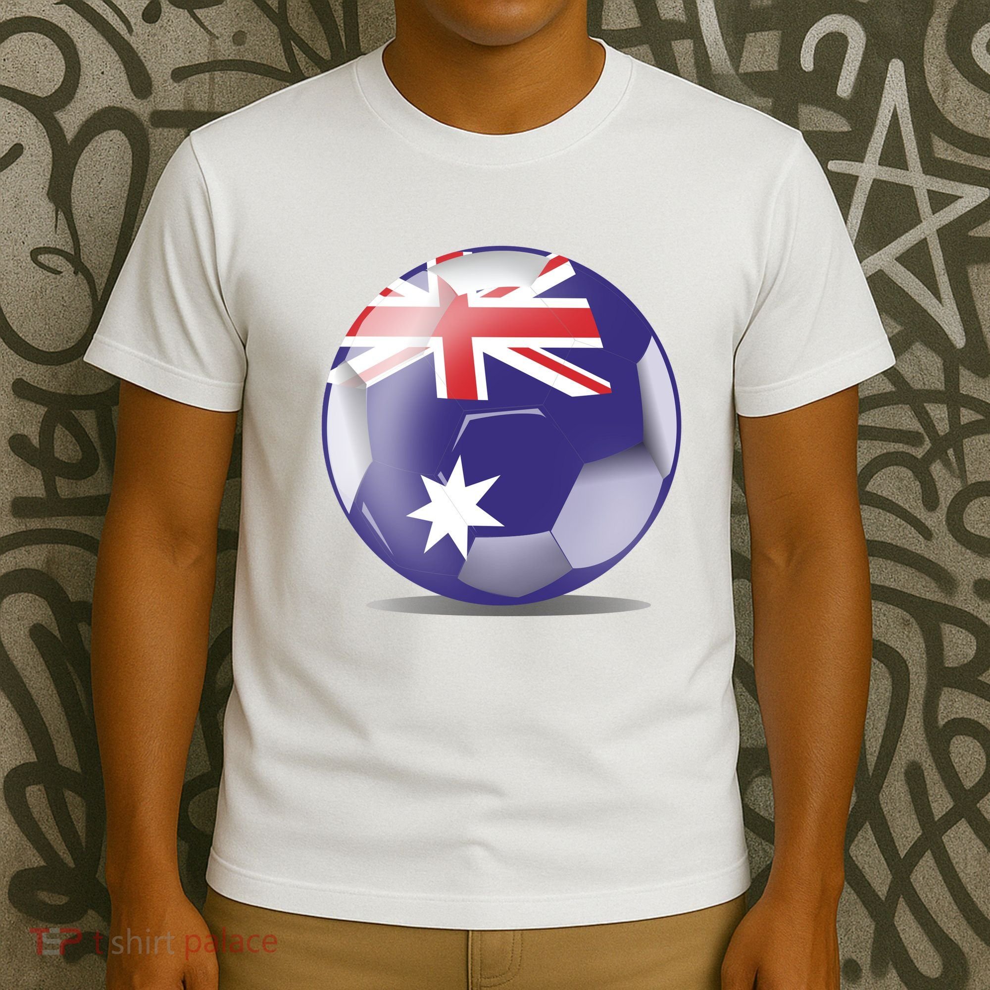 Soccer Ball Country Flag Australia T-Shirt