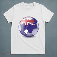 Soccer Ball Country Flag Australia T-Shirt thumb 5