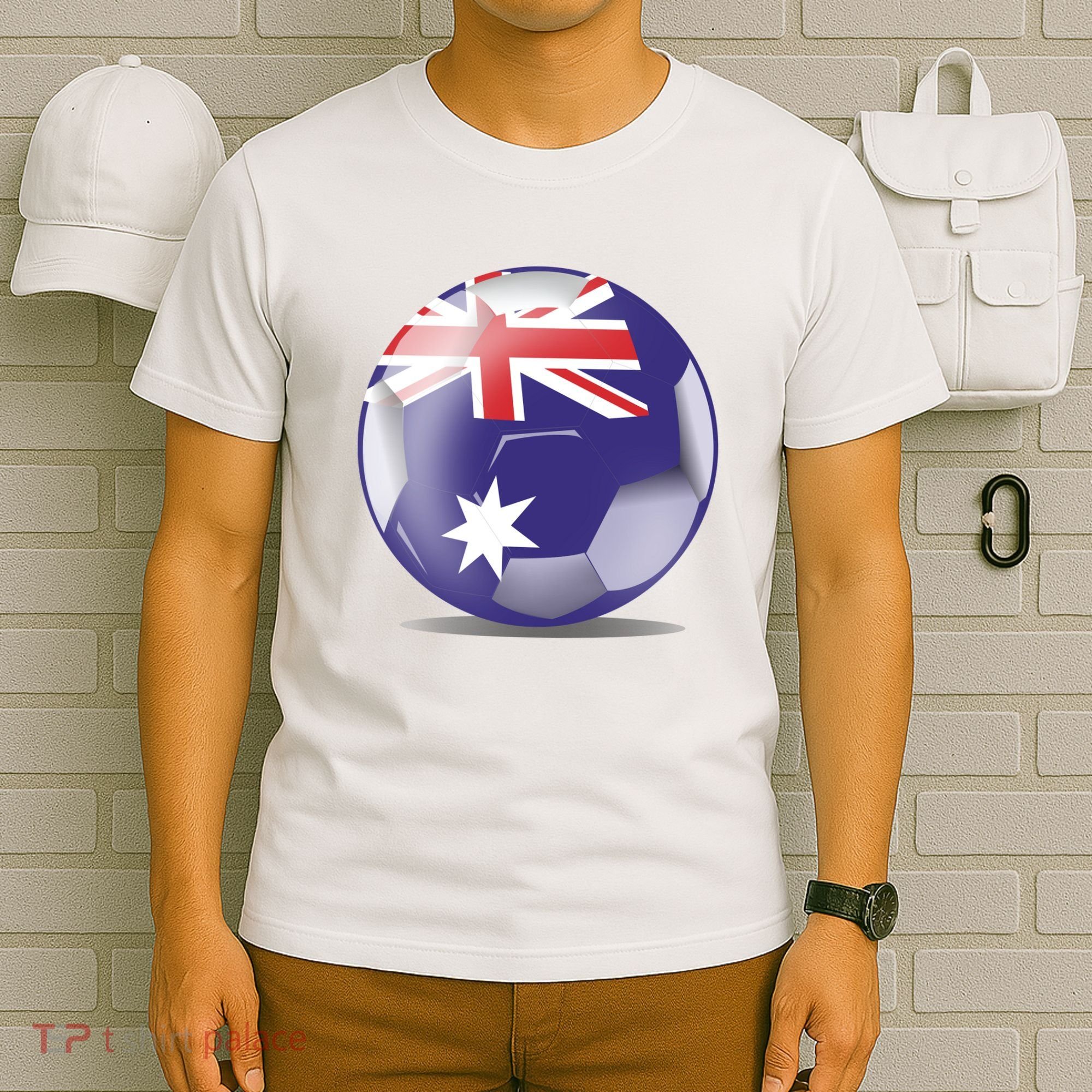 Soccer Ball Country Flag Australia T-Shirt