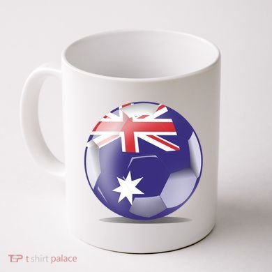 Soccer Ball Country Flag Australia Coffee Mug