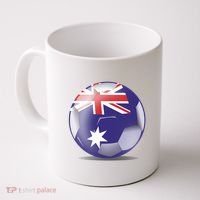 Soccer Ball Country Flag Australia Coffee Mug thumb 0