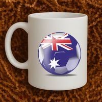 Soccer Ball Country Flag Australia Coffee Mug thumb 2