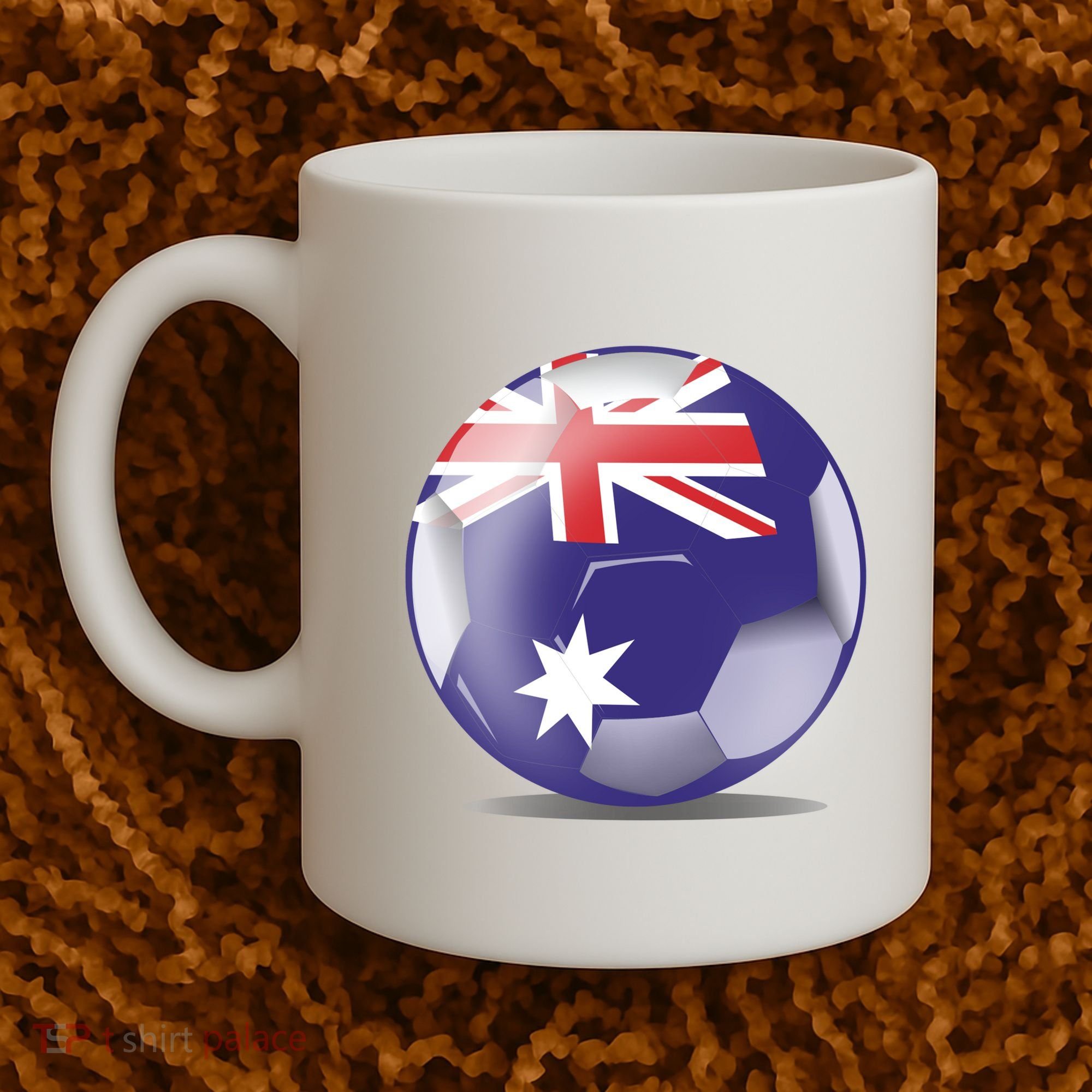 Soccer Ball Country Flag Australia Coffee Mug