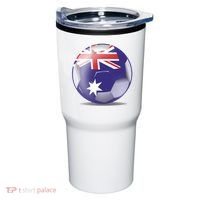 Soccer Ball Country Flag Australia Tumbler thumb 0