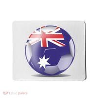 Soccer Ball Country Flag Australia Mousepad thumb 0