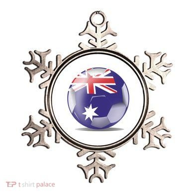 Soccer Ball Country Flag Australia Ornament