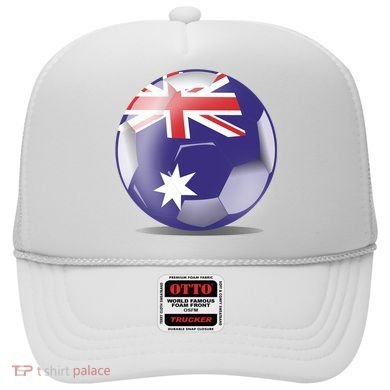 Soccer Ball Country Flag Australia Hat