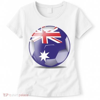 Soccer Ball Country Flag Australia Women's T-Shirt